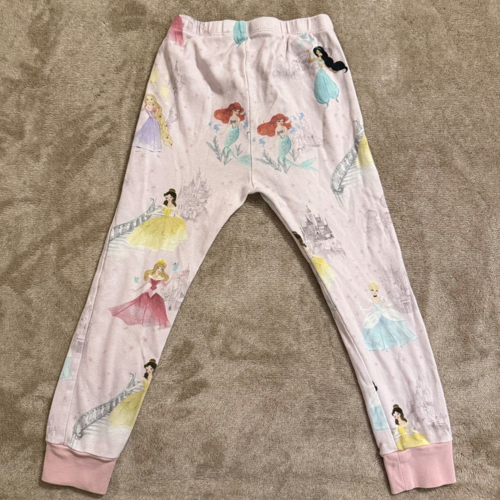 Pottery Barn Kids Disney Princess Mary Blair Pajama Set Pink Size 4 - Picture 4 of 9